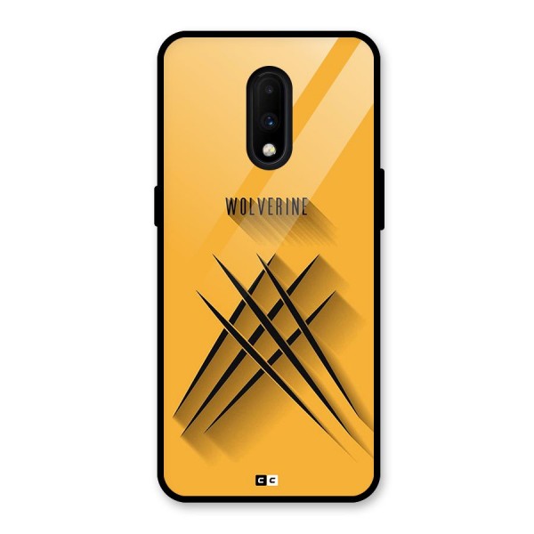 Logan Claw Glass Back Case for OnePlus 7