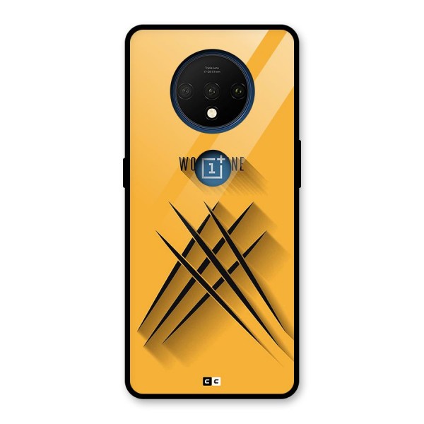 Logan Claw Glass Back Case for OnePlus 7T