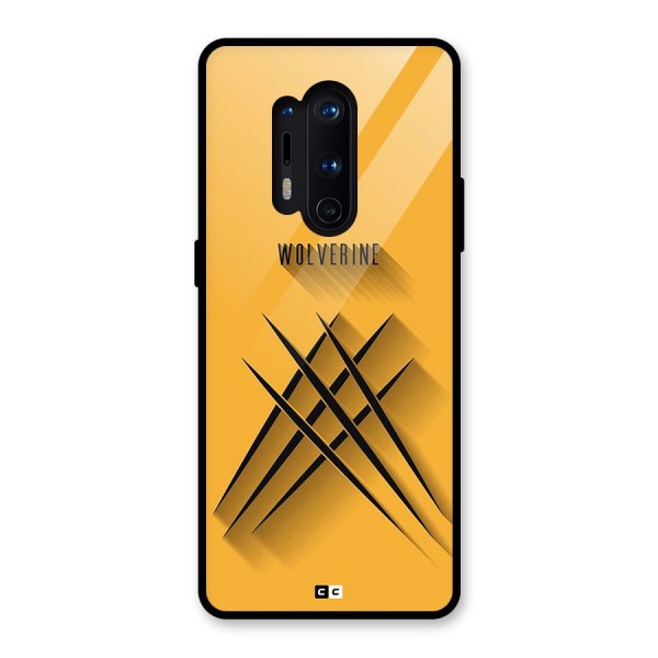 Logan Claw Glass Back Case for OnePlus 8 Pro