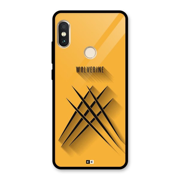 Logan Claw Glass Back Case for Redmi Note 5 Pro