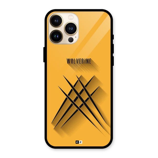 Logan Claw Glass Back Case for iPhone 13 Pro Max
