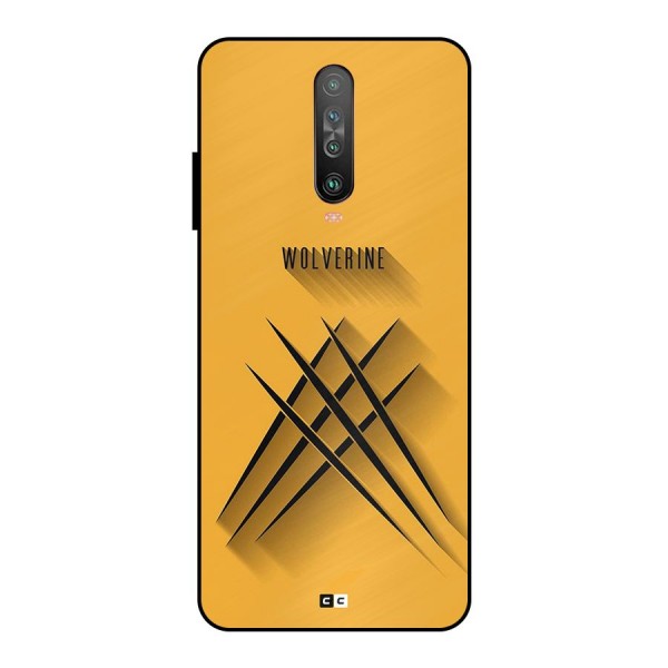 Logan Claw Metal Back Case for Poco X2