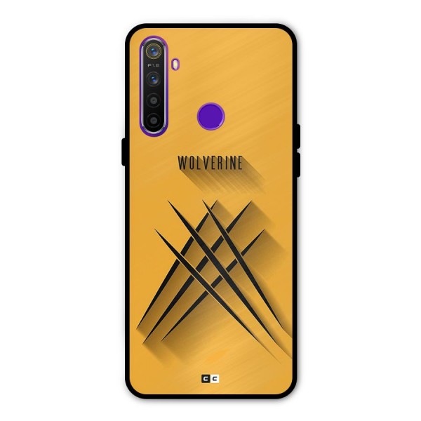 Logan Claw Metal Back Case for Realme 5