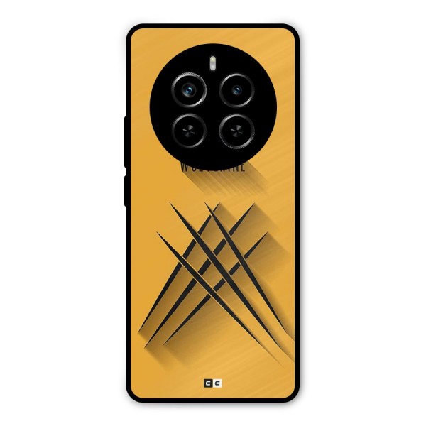 Logan Claw Metal Back Case for Realme P1 Pro