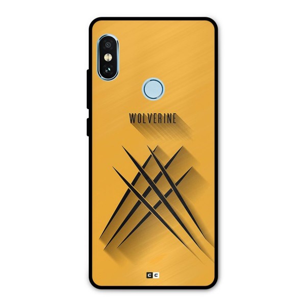 Logan Claw Metal Back Case for Redmi Note 5 Pro