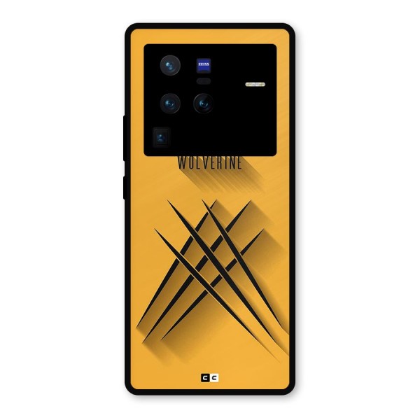 Logan Claw Metal Back Case for Vivo X80 Pro