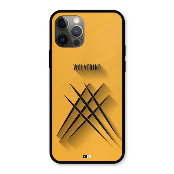 Logan Claw Metal Back Case for iPhone 12 Pro
