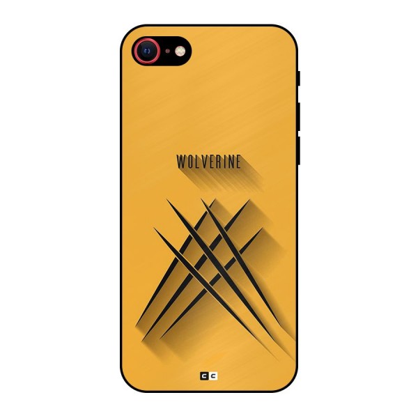 Logan Claw Metal Back Case for iPhone SE 2022