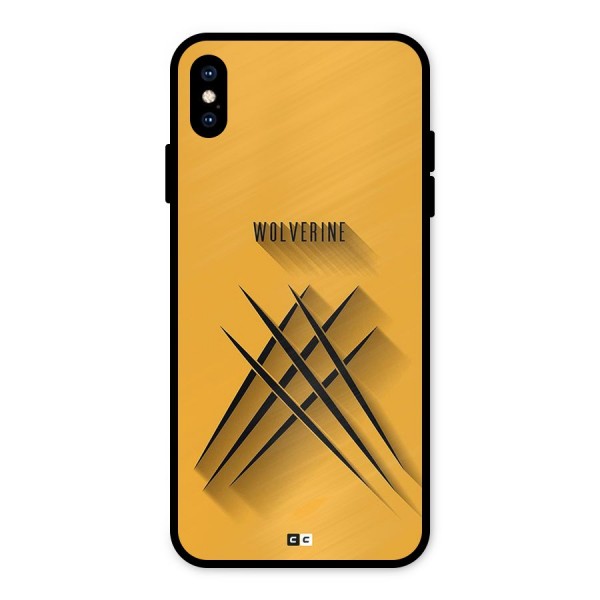 Logan Claw Metal Back Case for iPhone XS Max