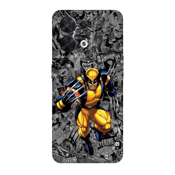 Logan Stance Back Case for Oppo Reno8 5G