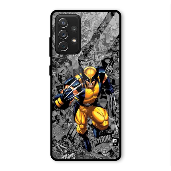 Logan Stance Glass Back Case for Galaxy A72