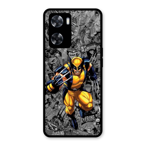 Logan Stance Glass Back Case for Oppo A57 2022