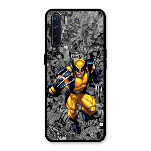 Logan Stance Glass Back Case for Oppo F15