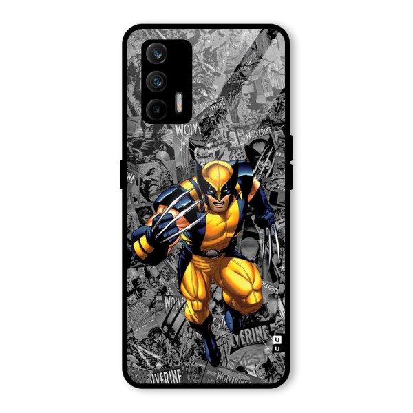 Logan Stance Glass Back Case for Realme GT 5G