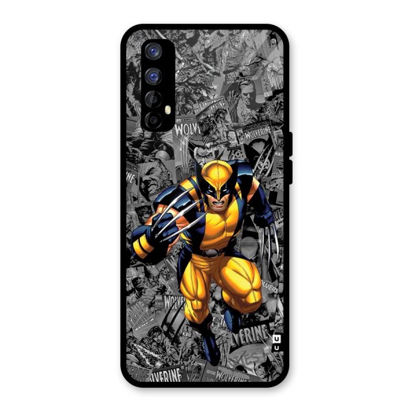 Logan Stance Glass Back Case for Realme Narzo 20 Pro