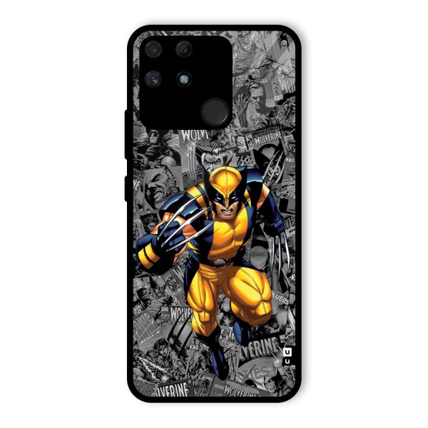 Logan Stance Glass Back Case for Realme Narzo 50A