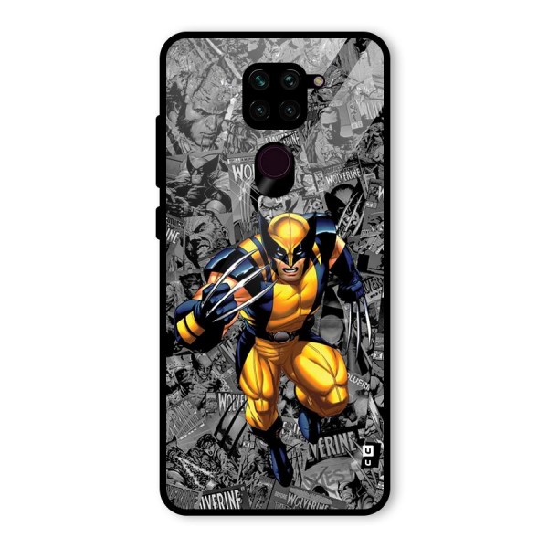 Logan Stance Glass Back Case for Redmi Note 9