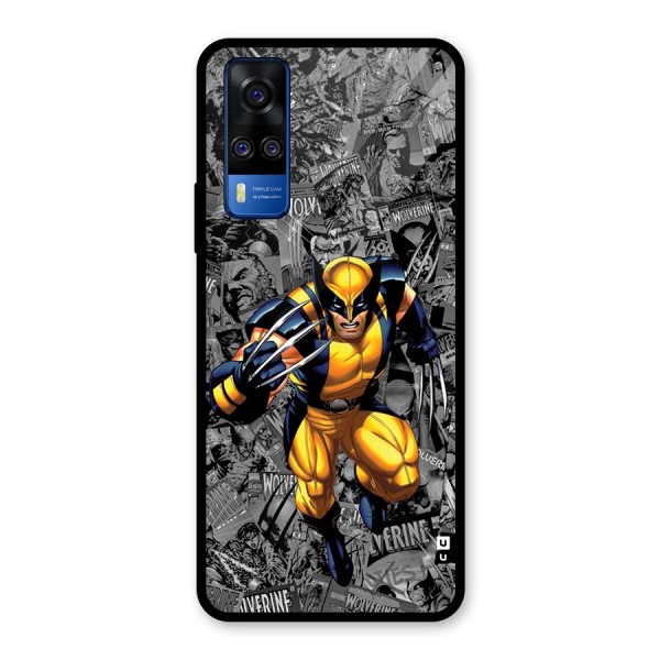 Logan Stance Glass Back Case for Vivo Y51A