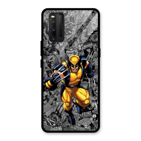 Logan Stance Glass Back Case for Vivo iQOO 3