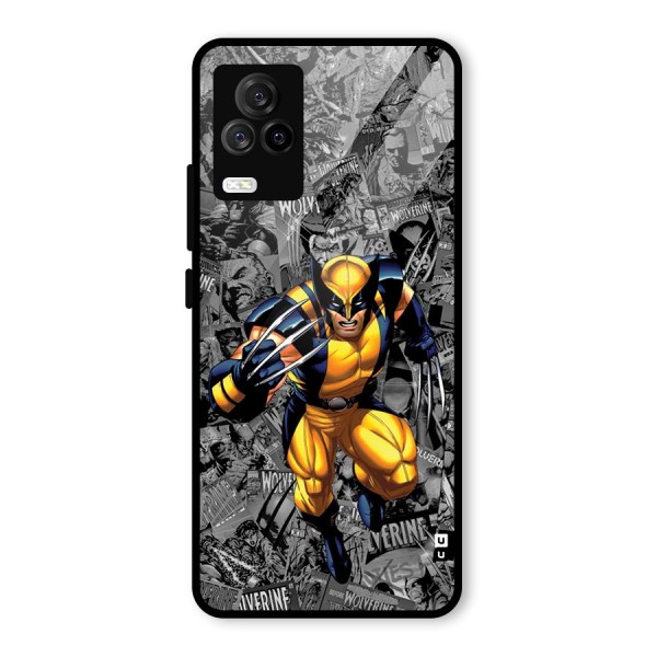 Logan Stance Glass Back Case for Vivo iQOO 7 Legend 5G