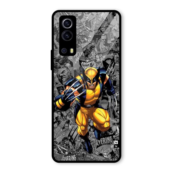 Logan Stance Glass Back Case for Vivo iQOO Z3