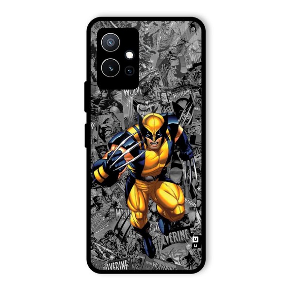 Logan Stance Glass Back Case for Vivo iQOO Z6