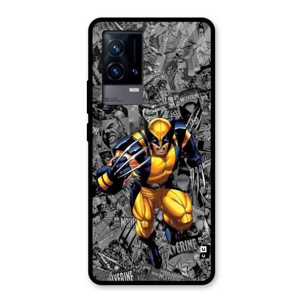 Logan Stance Glass Back Case for iQOO 9 5G