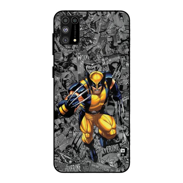 Logan Stance Metal Back Case for Galaxy F41