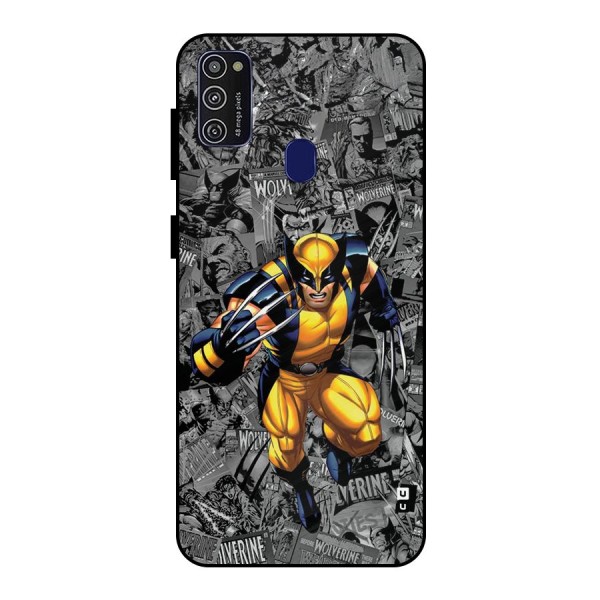 Logan Stance Metal Back Case for Galaxy M30s