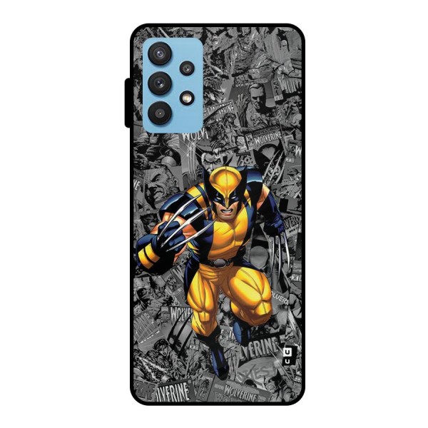Logan Stance Metal Back Case for Galaxy M32 5G