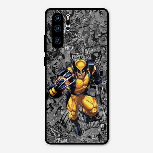 Logan Stance Metal Back Case for Huawei P30 Pro