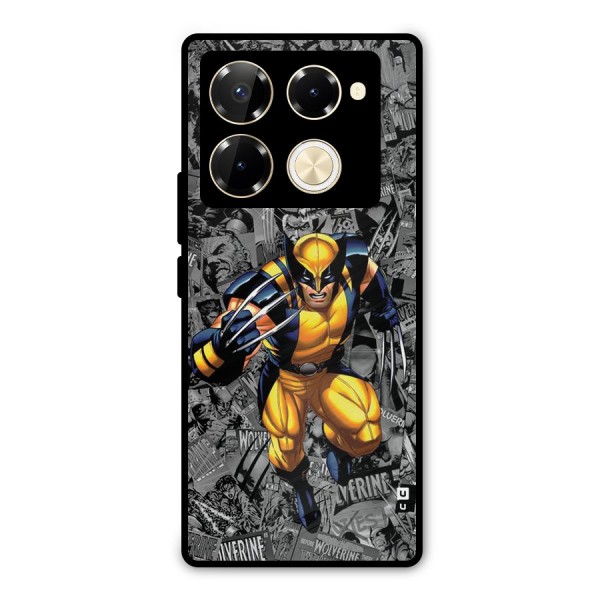 Logan Stance Metal Back Case for Infinix Note 40 Pro Plus
