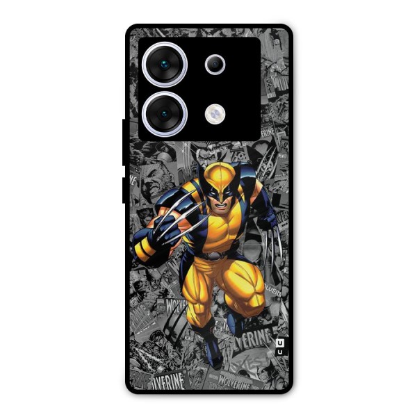 Logan Stance Metal Back Case for Infinix Zero 30 5G