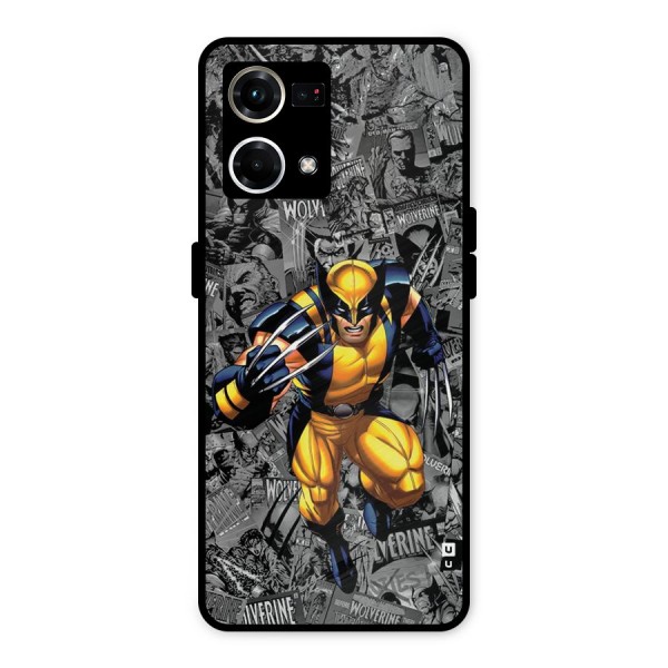 Logan Stance Metal Back Case for Oppo F21 Pro 4G