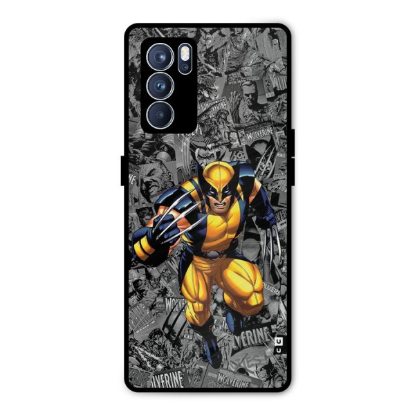 Logan Stance Metal Back Case for Oppo Reno6 Pro 5G