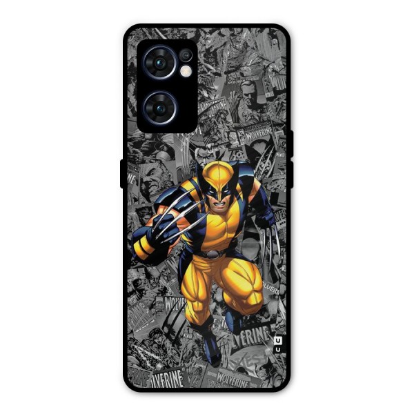 Logan Stance Metal Back Case for Oppo Reno7 5G