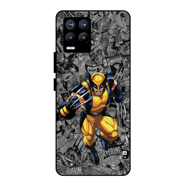 Logan Stance Metal Back Case for Realme 8 Pro