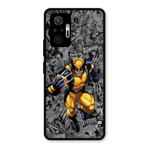 Logan Stance Metal Back Case for Redmi Note 10 Pro