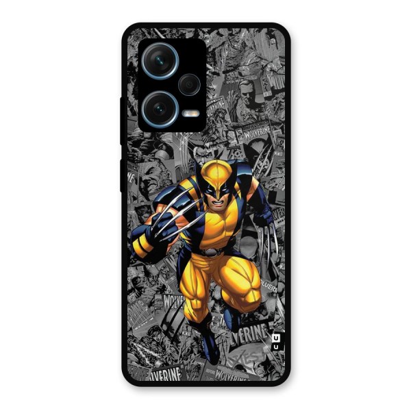 Logan Stance Metal Back Case for Redmi Note 12 Pro Plus 5G