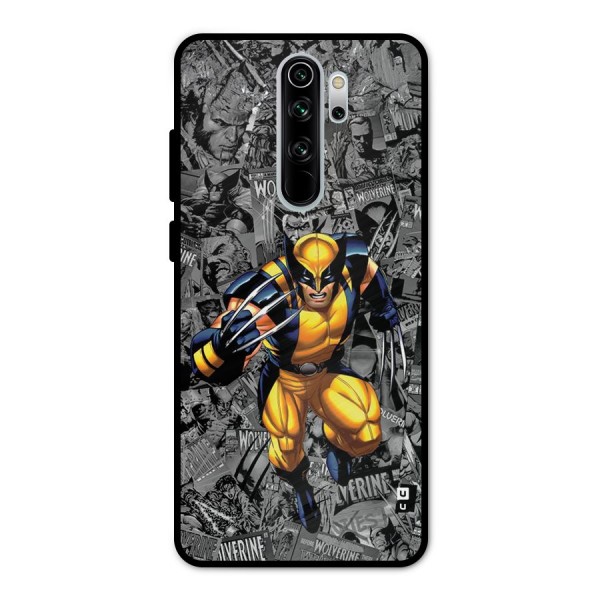 Logan Stance Metal Back Case for Redmi Note 8 Pro