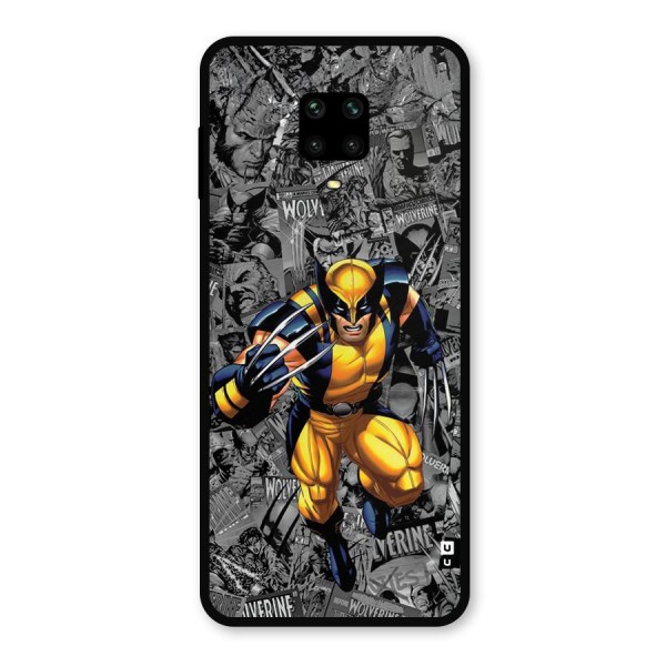 Logan Stance Metal Back Case for Redmi Note 9 Pro Max