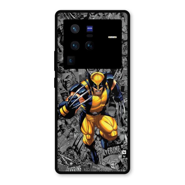 Logan Stance Metal Back Case for Vivo X80 Pro
