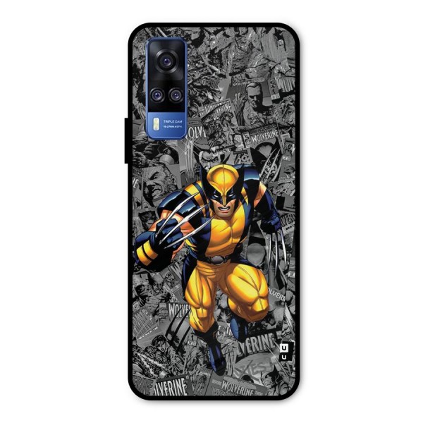 Logan Stance Metal Back Case for Vivo Y51A