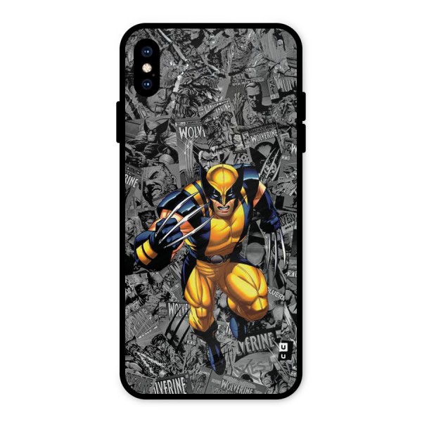 Logan Stance Metal Back Case for iPhone XS Max