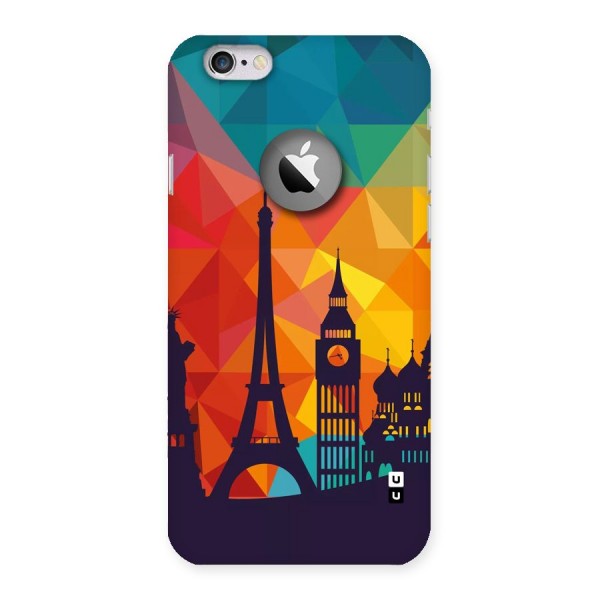 London Art Back Case for iPhone 6 Logo Cut