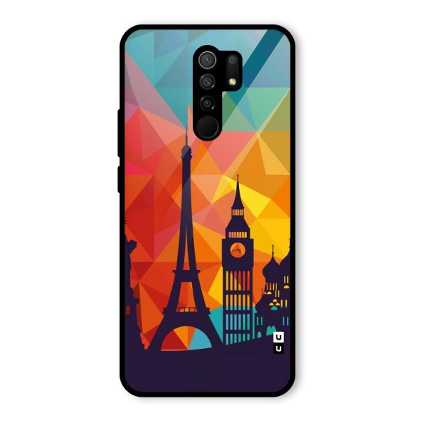 London Art Glass Back Case for Redmi 9 Prime