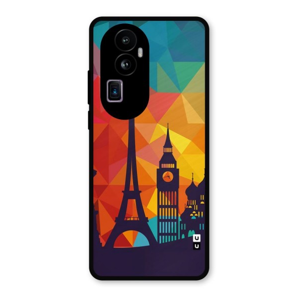London Art Metal Back Case for Oppo Reno10 Pro Plus