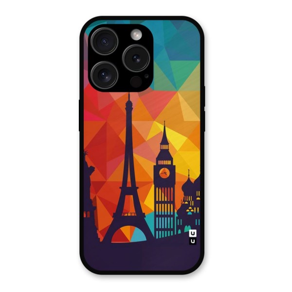 London Art Metal Back Case for iPhone 15 Pro