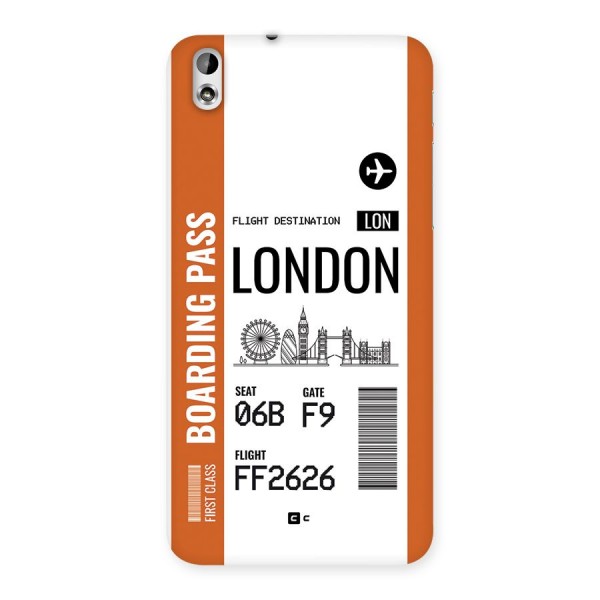London Boarding Pass Back Case for Desire 816