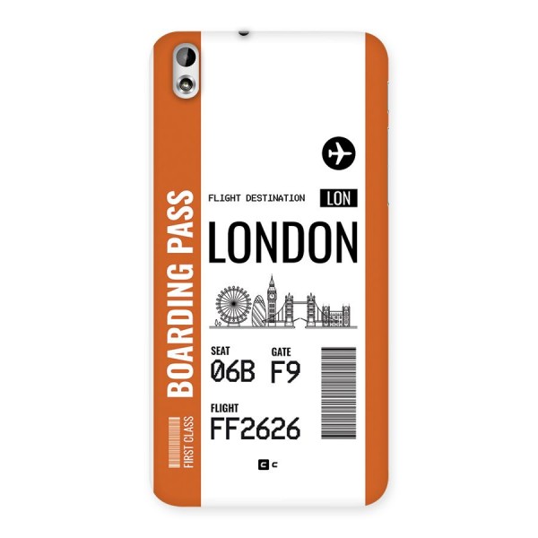 London Boarding Pass Back Case for Desire 816s